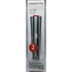 Brabantia Metal Soil Spear Ground Spike Rotary Clothesline 45mm Size 2